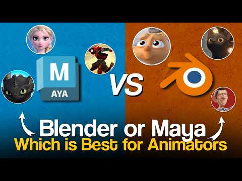 Maya Vs Blender Which 3D Art Software is BEST 2025