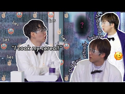 Yoongi bullsh*tt*ng through his life | telling lies faster than he raps