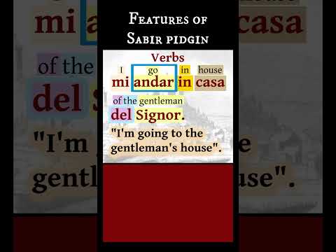 Features of Sabir Pidgin (clip 1)