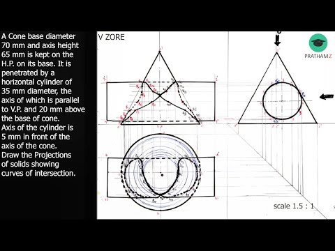 Intersection of Cone to Cylinder Problem 02