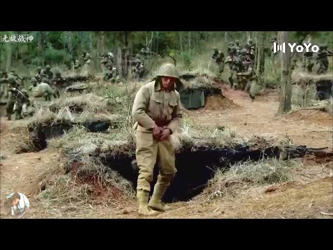 [Anti-Japs Film] Expeditionary forces find Japs hiding in caves, ambush from behind, annihilate them