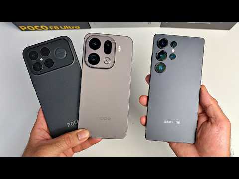 POCO F8 Ultra vs S25 Ultra vs OPPO Find X9 Pro - Brutally Honest Comparison