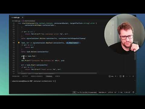 Using Golang to launch containers by using the containerd API on Lima.