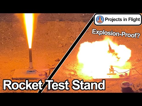 Building an Explosion-Proof Rocket Motor Test Stand