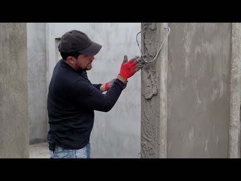 Casa 5x7🏡 video 10 revoque de columnas