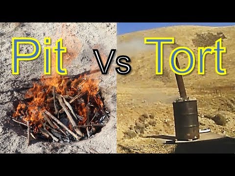 Charcoal in Cone Pit vs Drum Tort