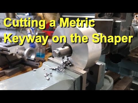 Cutting a Metric Keyway on the Shaper