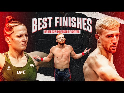 BEST FINISHES IN UFC From UFC 322 Undercard Fighters!