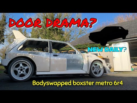Fixing issues with the metro 6r4 doors…. AND a new car!