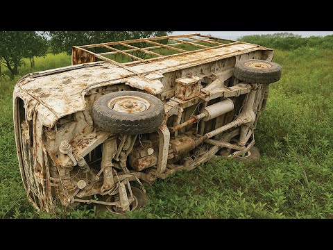 Fully Restoring a SUZUKI Truck Engine After a Terrible Accident // Abandoned for Many Year P1