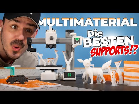 Stützstrukturen Tricks mit PLA & PETG (Prusa XL, A1 Mini Wireless Charger)