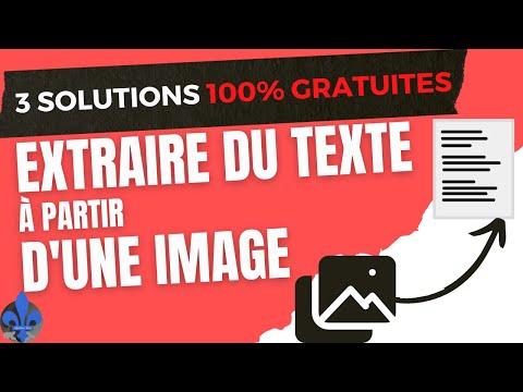 Comment Extraire du TEXTE à partir d'une IMAGE gratuitement