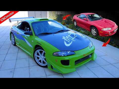 Mitsubishi Eclipse Fast & Furious in 20 minutes | Transformation