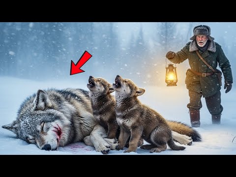 Он услышал вой волчицы в метели… и выбор старика изменил судьбу леса навсегда