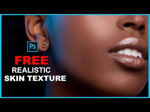 How to Create Realistic Skin Texture + Free Skin Texture | Photoshop Tutorial