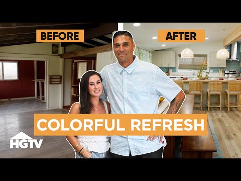 A Colorful Twist on Open-Concept Living - Full Episode Recap | Renovation Aloha | HGTV
