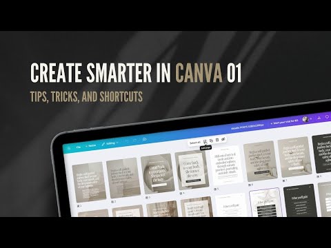 Canva basics made easy: tips, tricks & shortcuts | Create smarter in Canva 01