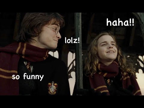 harry and hermione being a comedic duo