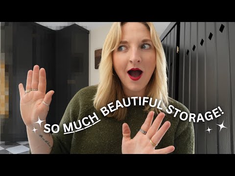 *Dark & Moody* Built-In Corner Storage Cabinets ✨ | Scullery Makeover