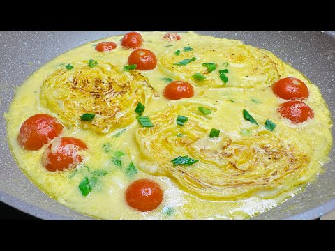 Crazy delicious😋 cabbage tomato recipe with milk