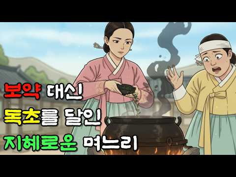 보약 대신 독초를 달인 지혜로운 며느리| 야담·민담·전설·설화·옛날이야기