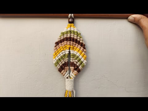 Macrame Wall Hanging Tutorial | Small Macrame Wall Hanging for Beginners | DIY Macrame Wall Hanging
