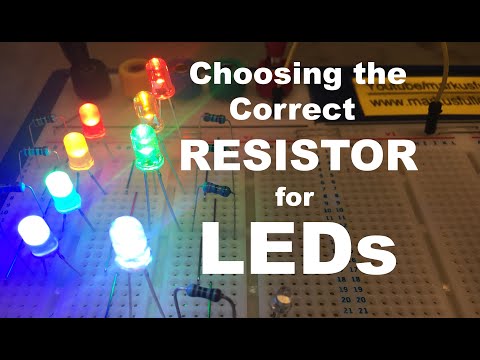 How to Calculate the Correct Resistor for LEDs Light Emitting Diodes