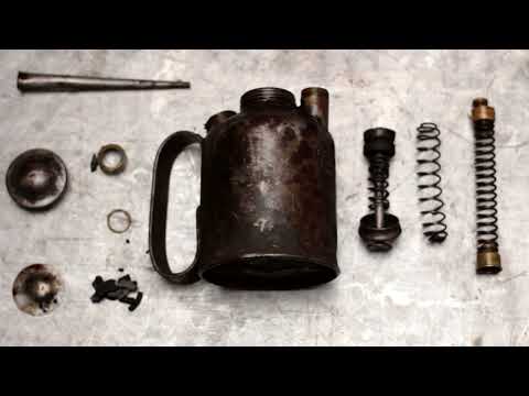 ANTIQUE RESTORATION!  1920s  HSB & CO Oil Can