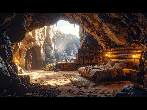 I Built a Hidden Cave Shelter to Survive Alone 14 Days