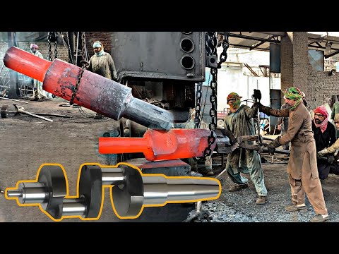 Most Satisfying Forging and Machining Process of Ammonia Compressor 2 Cylinder Crankshaft