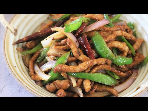 Stir Fry Pork With Green Pepper