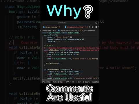 Why Comments are Super-Useful in Programming | #shorts #shortsfeed #shortvideo #viral #comments