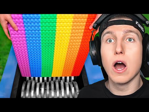 SCHREDDER ZERSTÖRT alle GEGENSTÄNDE in 0.5 Sekunden!