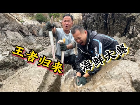 我们回来了!很久没盘的螃蟹坑被一群石斑霸占,这么多石斑鱼很少见