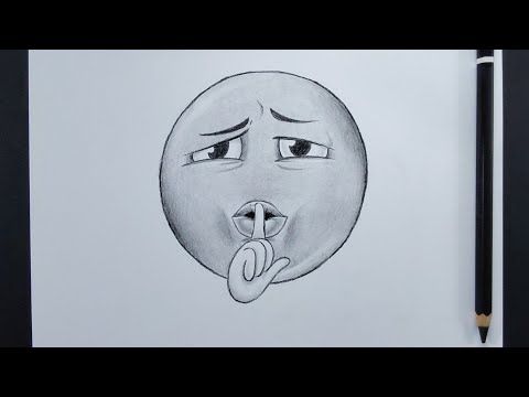 How To Draw Troll Face (Blue Emoji) Step By Step || Easy Drawing Tutorial