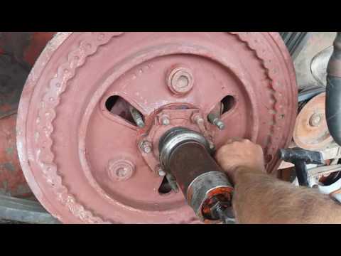 Installation of threshing drum variators on the NIVA SK 5 combine