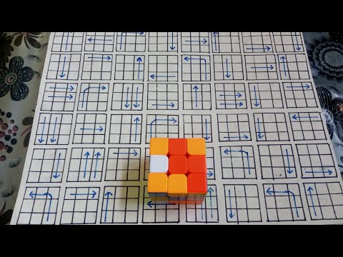 new magic cube trick easy Rubik's cube solve easy method 👍✨ [ Rubik's cube solve ] in hindi