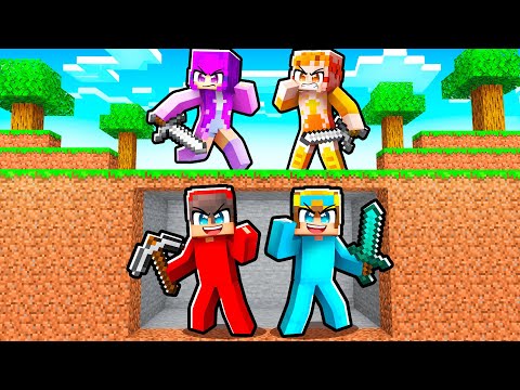 GIRL HUNTERS vs BOY SPEEDRUNNERS in Minecraft!