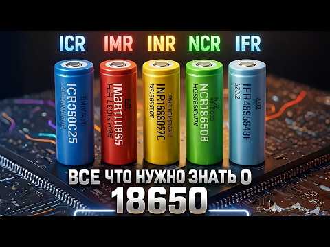 Применение и различия разных типов Литий-ионных Аккумуляторов (ICR, IMR, INR, NCR).