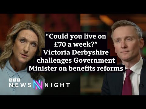 “Could you live on £70 a week?”| Victoria Derbyshire challenges Minister on benefits reform