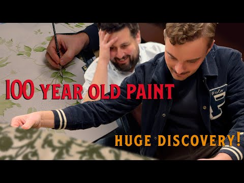 🤯 100-Year-Old Paint vs. New Formula & Then My Brother Found 70 METERS of RARE Wallpaper!