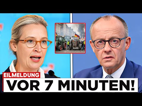 Weidel verbündet sich mit Bauern! Merz tobt!