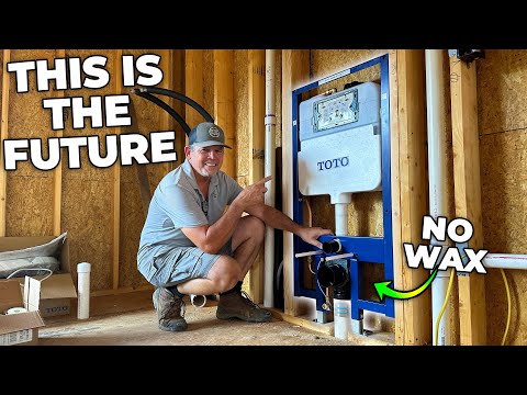 Is THIS Toilet System BETTER Than What's in 99% of Homes? (Tankless Wall Hung Toilet Installation)