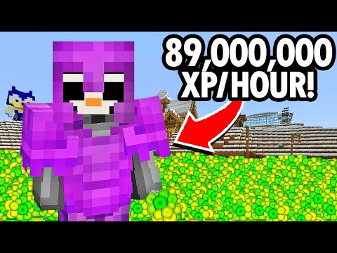 I Built the World's Fastest XP Farm in Minecraft Hardcore