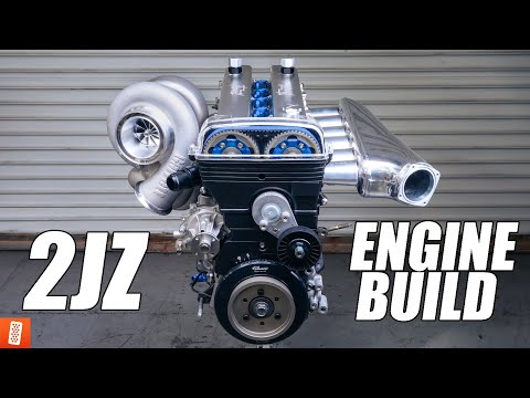 +1,000HP 2JZ-GTE Engine Build - Full Start to Finish [4K]