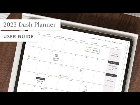 How to Use the 2023 Dash Planner - Digital Planner Guide