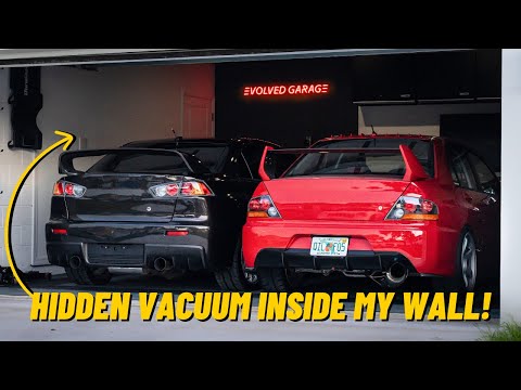 The Ultimate Garage Upgrade You Didn't Know You Needed! (Hide-a-Hose Vacuum Install)