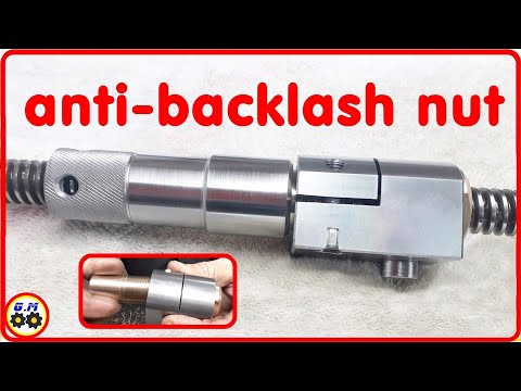 Anti-backlash Nut, lathe