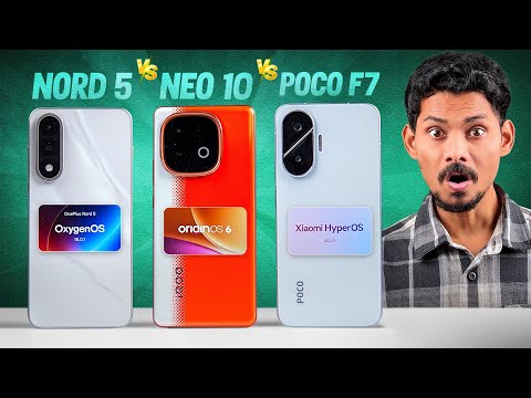 After UPDATE Comparison! OnePlus Nord 5 vs POCO F7 vs iQOO Neo 10 ⚡ Don’t Buy Before This 🤯
