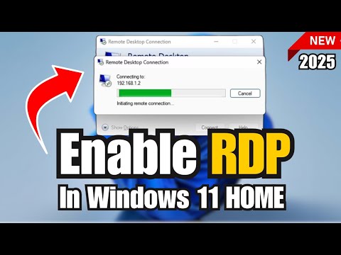 How to Enable Remote Desktop (RDP) in Windows 11/10 HOME Edition
